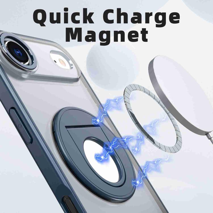 For iPhone Air Rotating Ring Magnetic Holder Phone Case