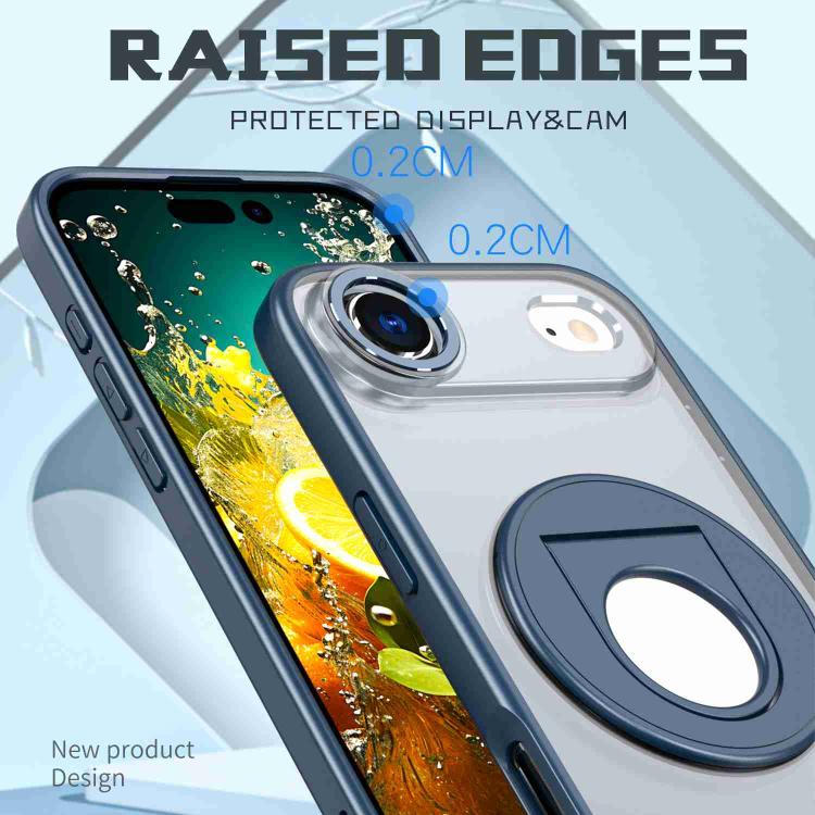 For iPhone Air Rotating Ring Magnetic Holder Phone Case