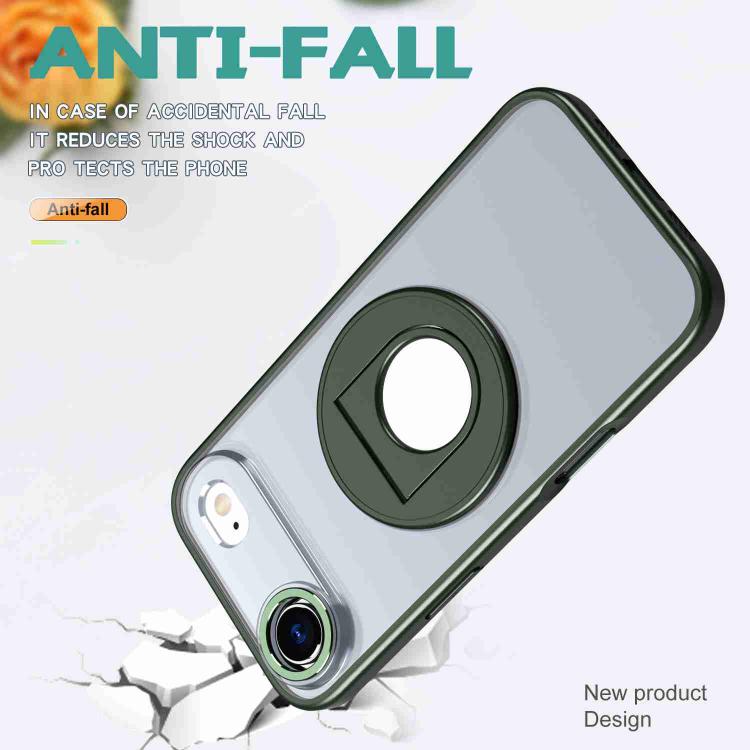 For iPhone Air Rotating Ring Magnetic Holder Phone Case