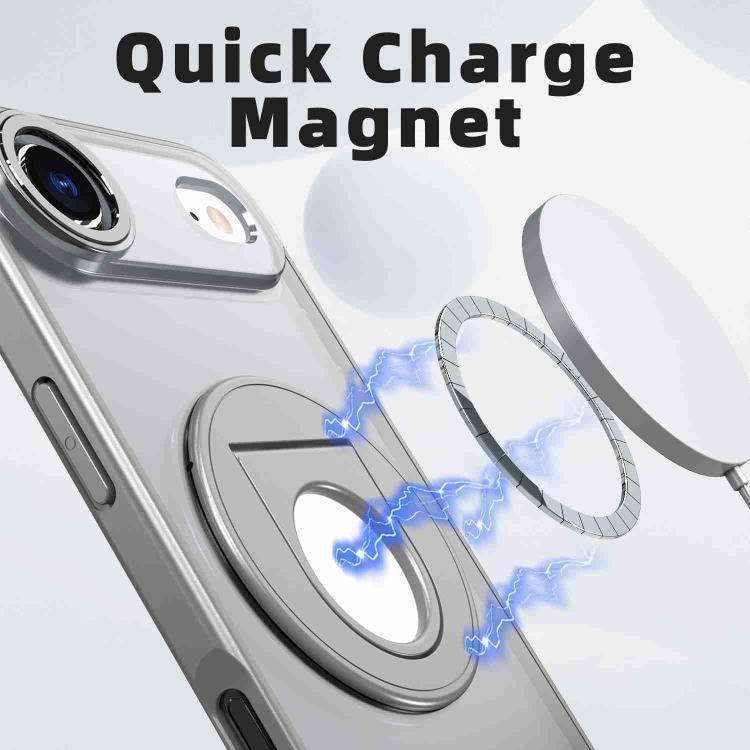 For iPhone Air Rotating Ring Magnetic Holder Phone Case