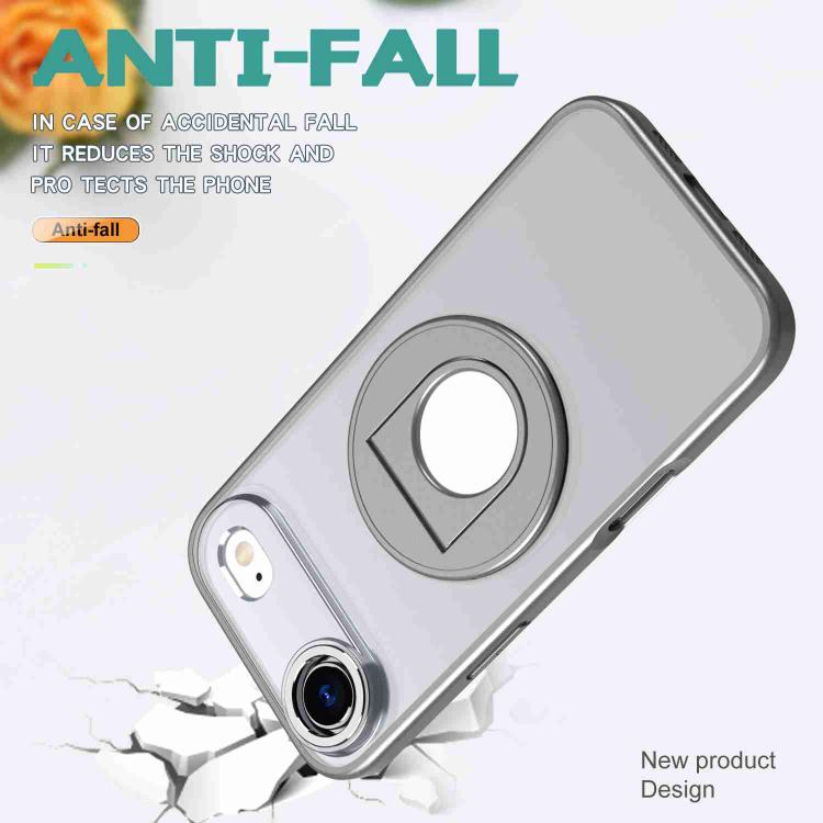 For iPhone Air Rotating Ring Magnetic Holder Phone Case
