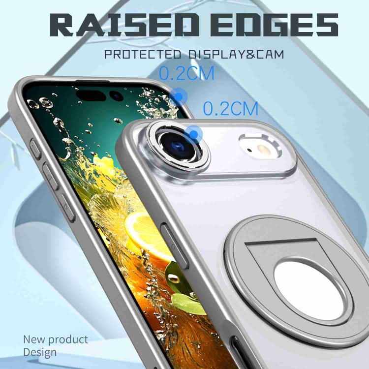 For iPhone Air Rotating Ring Magnetic Holder Phone Case