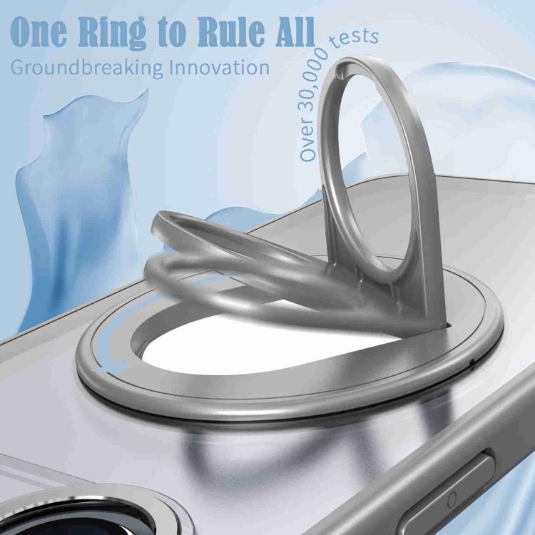 For iPhone Air Rotating Ring Magnetic Holder Phone Case