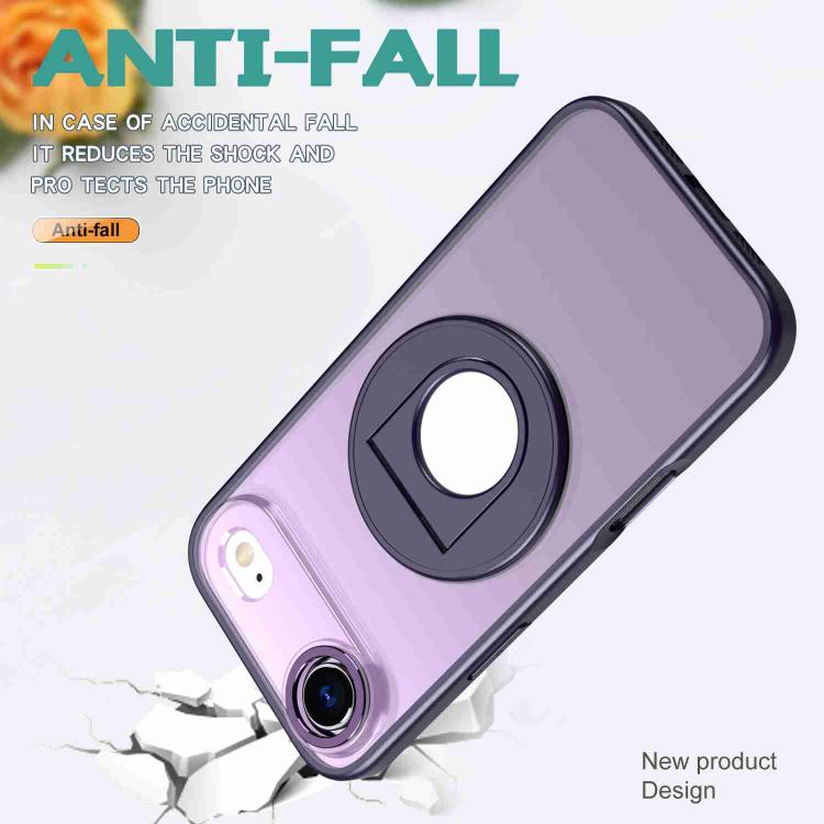 For iPhone Air Rotating Ring Magnetic Holder Phone Case