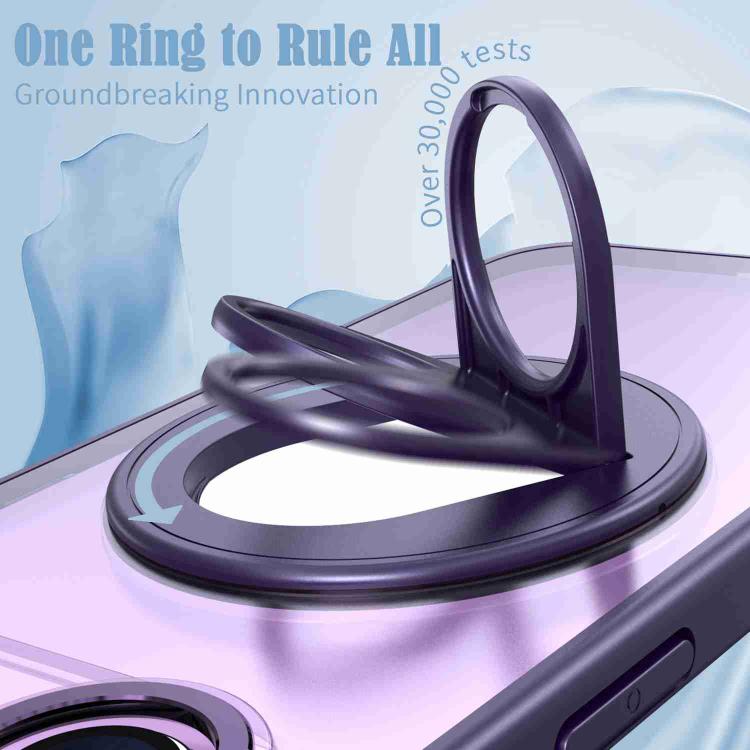 For iPhone Air Rotating Ring Magnetic Holder Phone Case