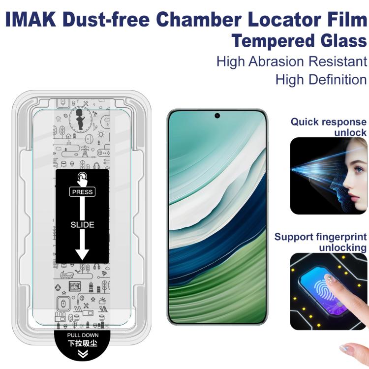 For Huawei Mate 50 / 50E imak Dust-free Chamber Locator H Series Tempered Glass Film