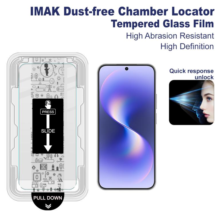 For Huawei nova 15 imak Dust-free Chamber Locator H Series Tempered Glass Film