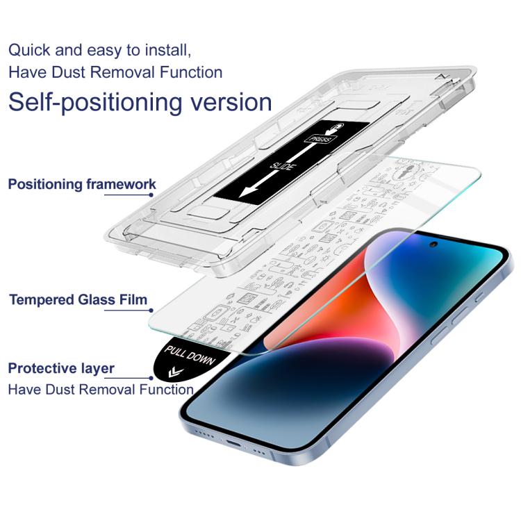 For Huawei nova 15 imak Dust-free Chamber Locator H Series Tempered Glass Film