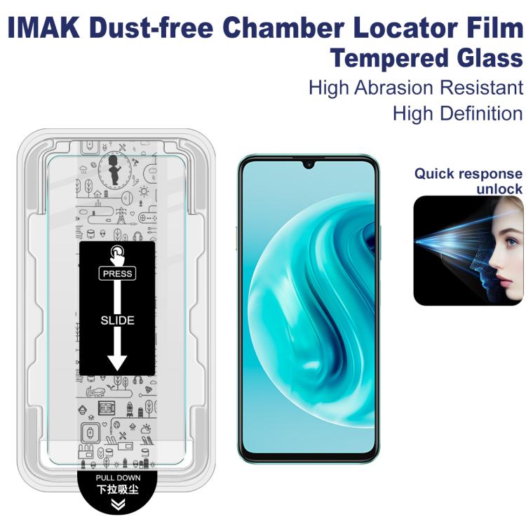 For Honor Play 30 Plus imak Dust-free Chamber Locator H Series Tempered Glass Film