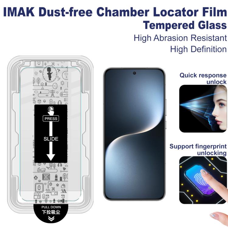 For Honor Magic7 imak Dust-free Chamber Locator H Series Tempered Glass Film