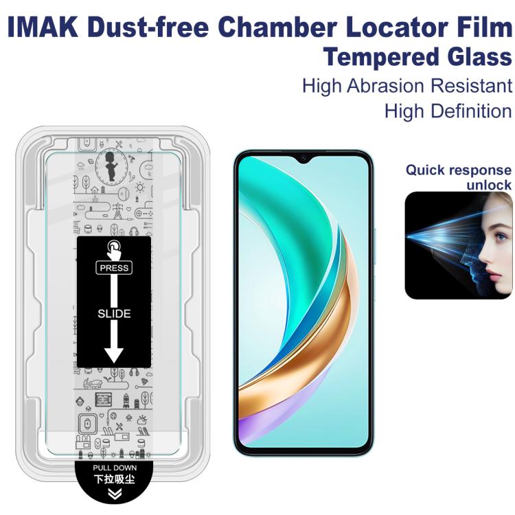 For Honor X6b Plus imak Dust-free Chamber Locator H Series Tempered Glass Film