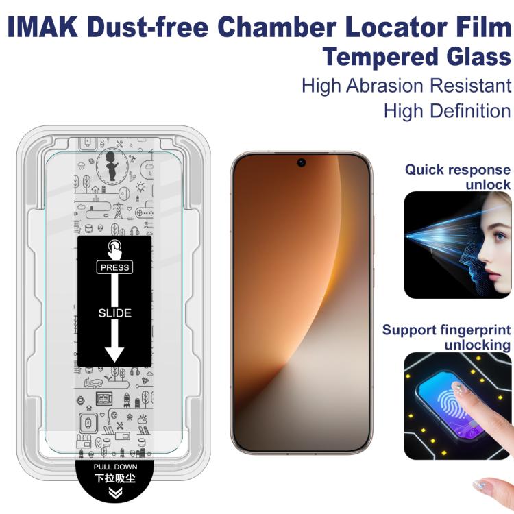 For Honor Magic8 imak Dust-free Chamber Locator H Series Tempered Glass Film
