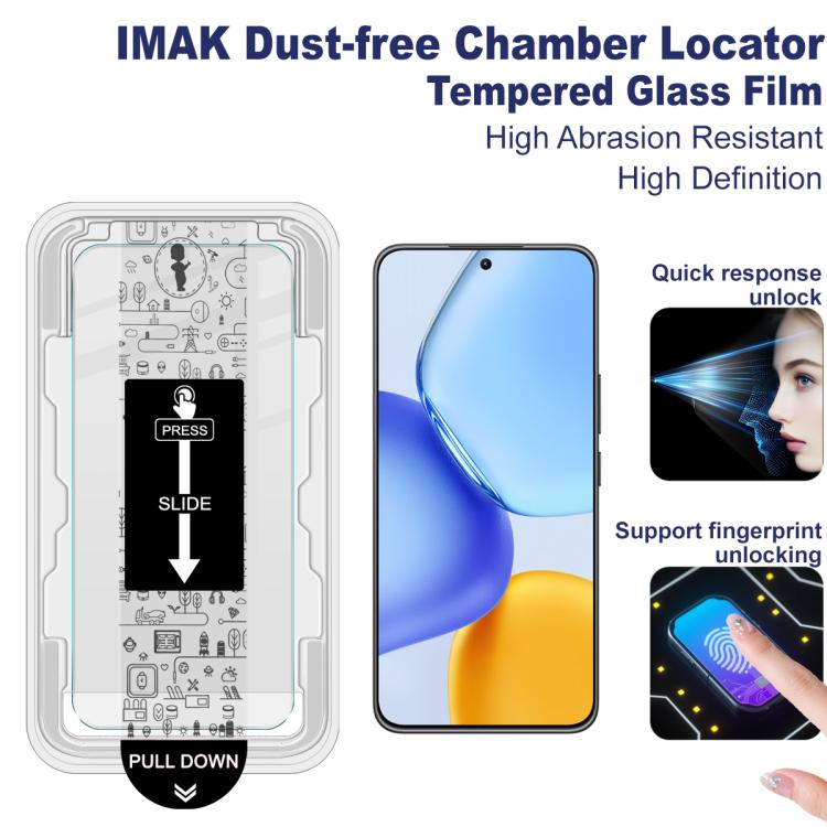 For Honor X60 GT imak Dust-free Chamber Locator H Series Tempered Glass Film