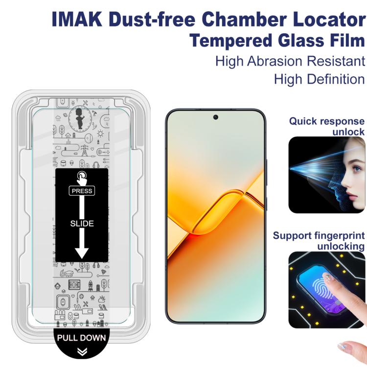 For Honor Power2 imak Dust-free Chamber Locator H Series Tempered Glass Film