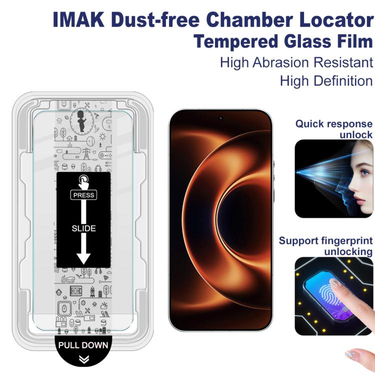For Xiaomi 17 Ultra/17 Ultra by Leica imak Dust-free Chamber Locator H Series Tempered Glass Film