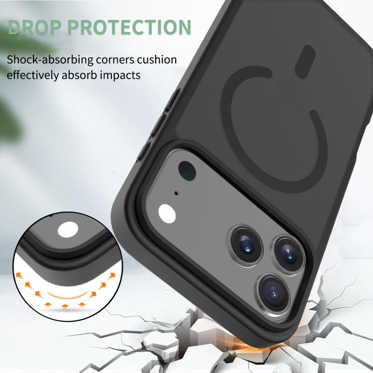 For iPhone 17 Pro Max Skin Feel TPU Hybrid PC MagSafe Phone Case