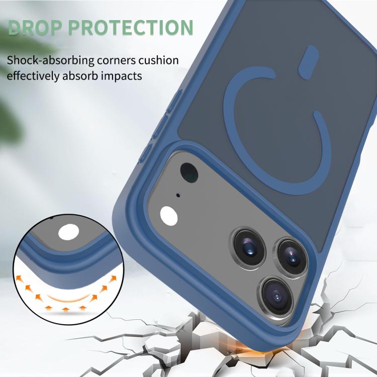For iPhone 17 Pro Max Skin Feel TPU Hybrid PC MagSafe Phone Case
