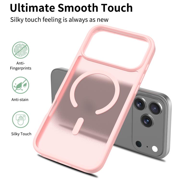 For iPhone 17 Pro Max Skin Feel TPU Hybrid PC MagSafe Phone Case