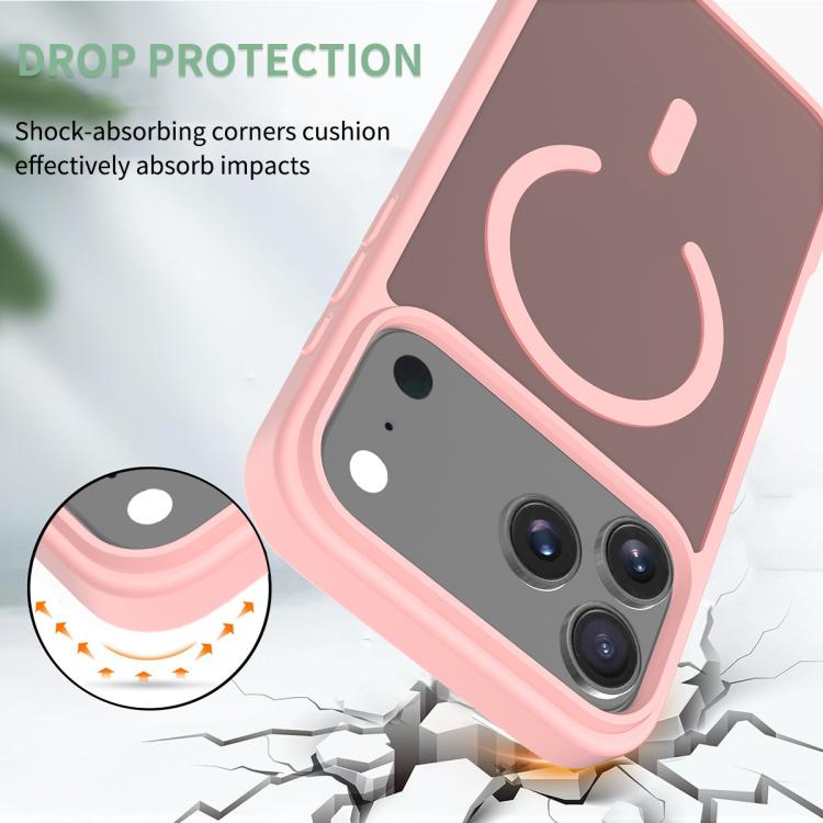 For iPhone 17 Pro Max Skin Feel TPU Hybrid PC MagSafe Phone Case
