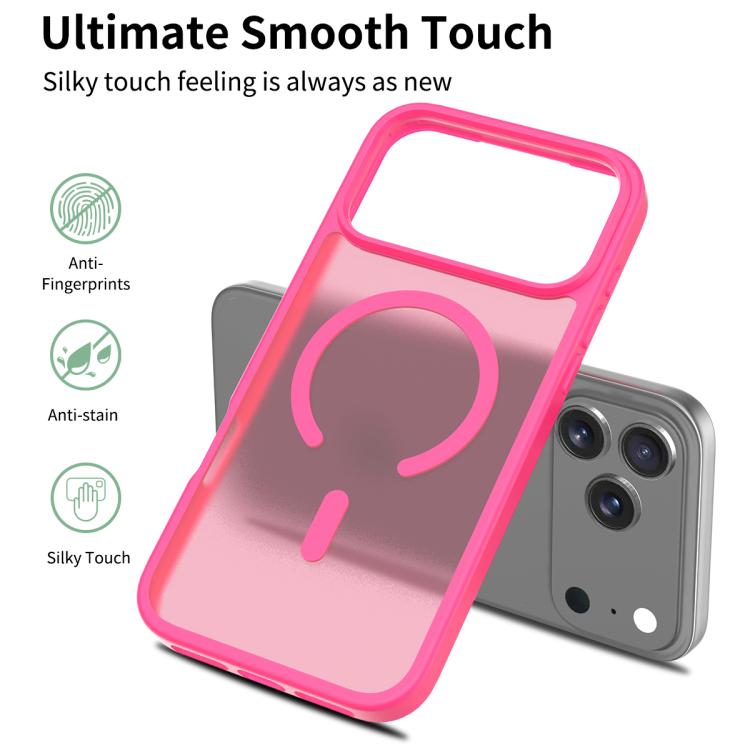 For iPhone 17 Pro Max Skin Feel TPU Hybrid PC MagSafe Phone Case