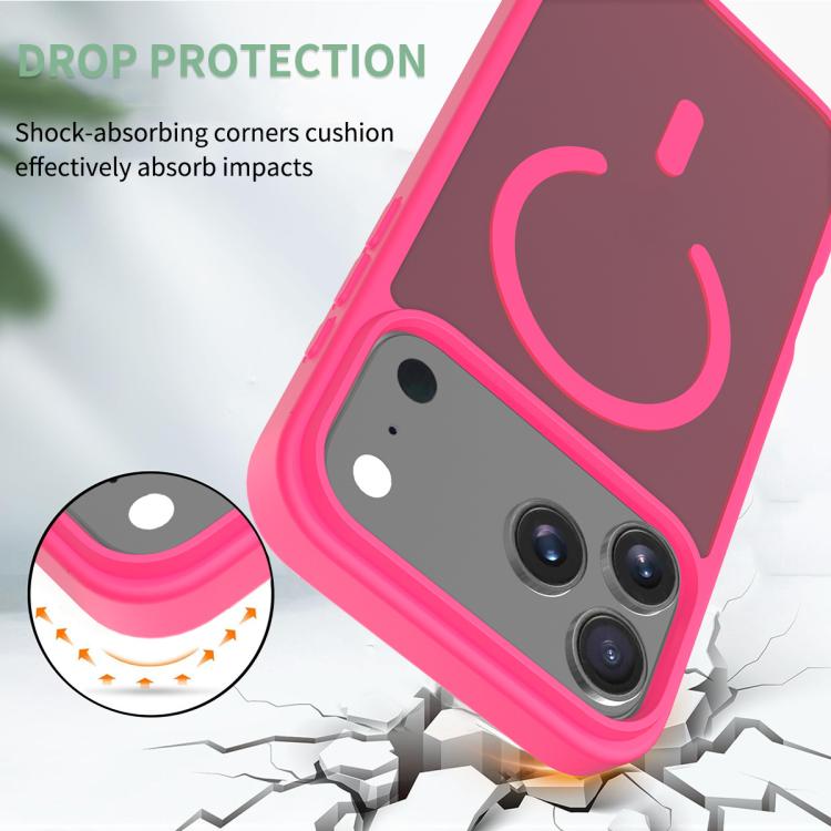 For iPhone 17 Pro Max Skin Feel TPU Hybrid PC MagSafe Phone Case
