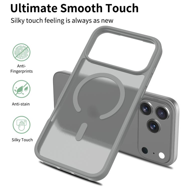 For iPhone 17 Pro Max Skin Feel TPU Hybrid PC MagSafe Phone Case