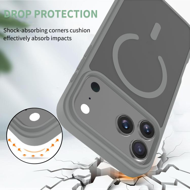 For iPhone 17 Pro Max Skin Feel TPU Hybrid PC MagSafe Phone Case