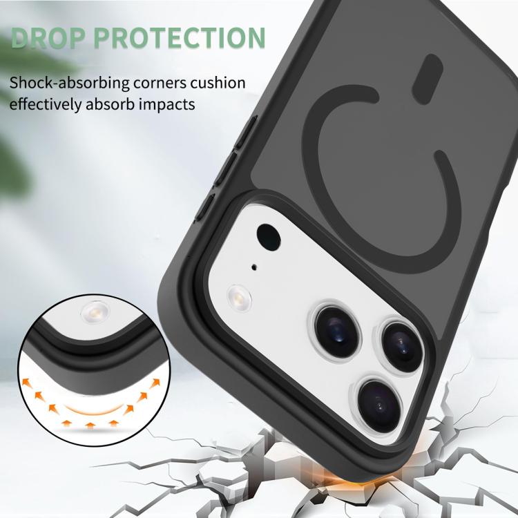 For iPhone 17 Pro Skin Feel TPU Hybrid PC MagSafe Phone Case