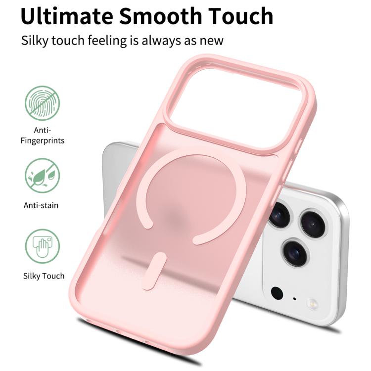For iPhone 17 Pro Skin Feel TPU Hybrid PC MagSafe Phone Case