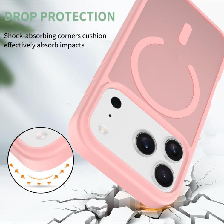 For iPhone 17 Pro Skin Feel TPU Hybrid PC MagSafe Phone Case