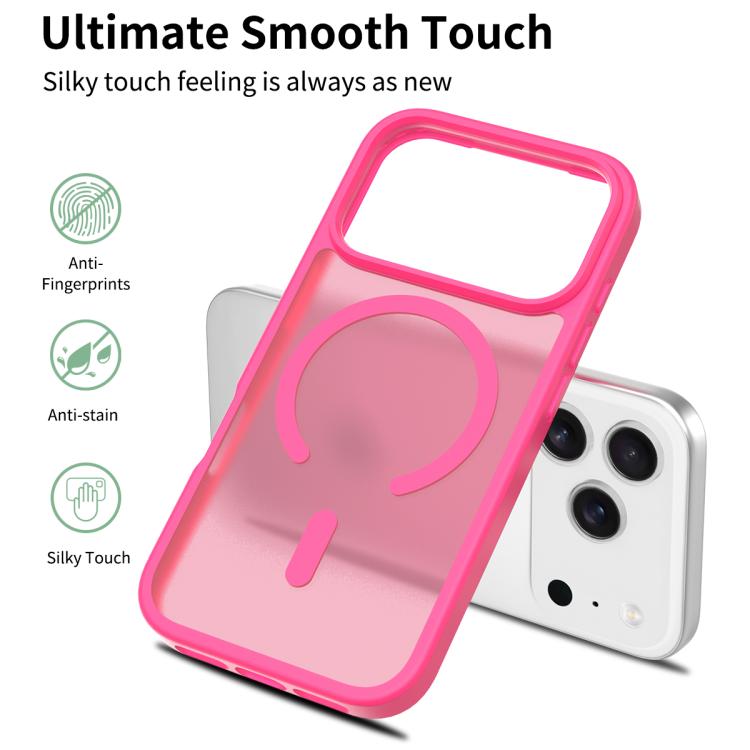 For iPhone 17 Pro Skin Feel TPU Hybrid PC MagSafe Phone Case