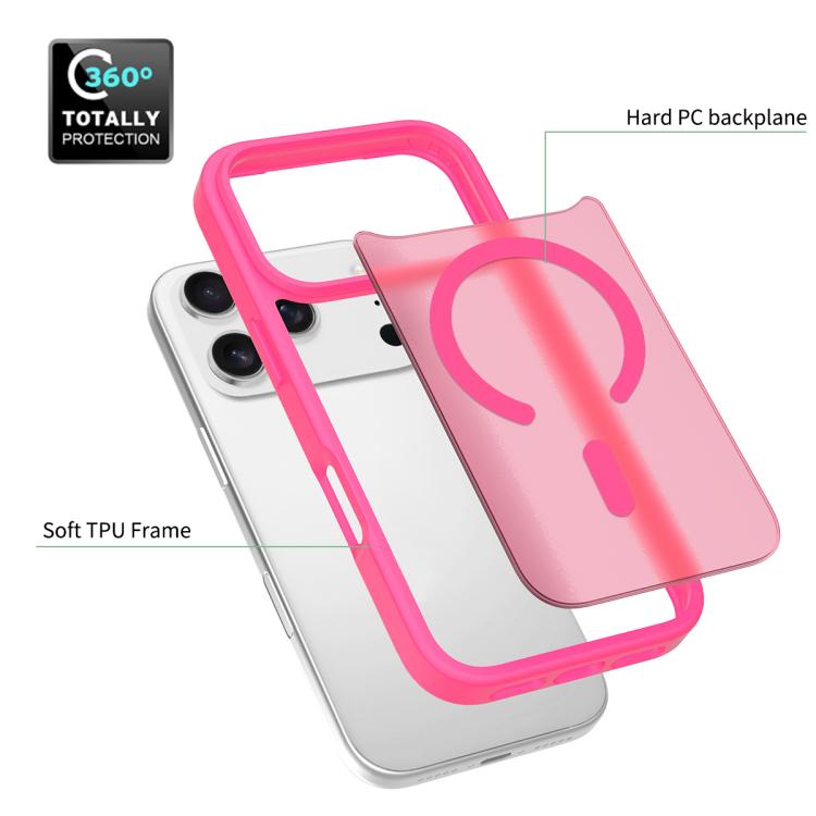 For iPhone 17 Pro Skin Feel TPU Hybrid PC MagSafe Phone Case