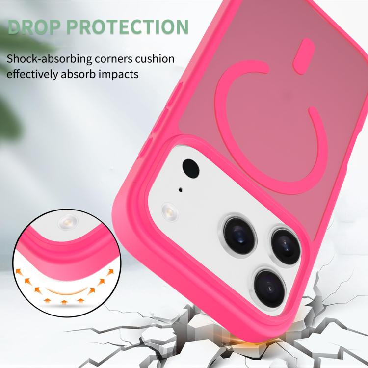 For iPhone 17 Pro Skin Feel TPU Hybrid PC MagSafe Phone Case