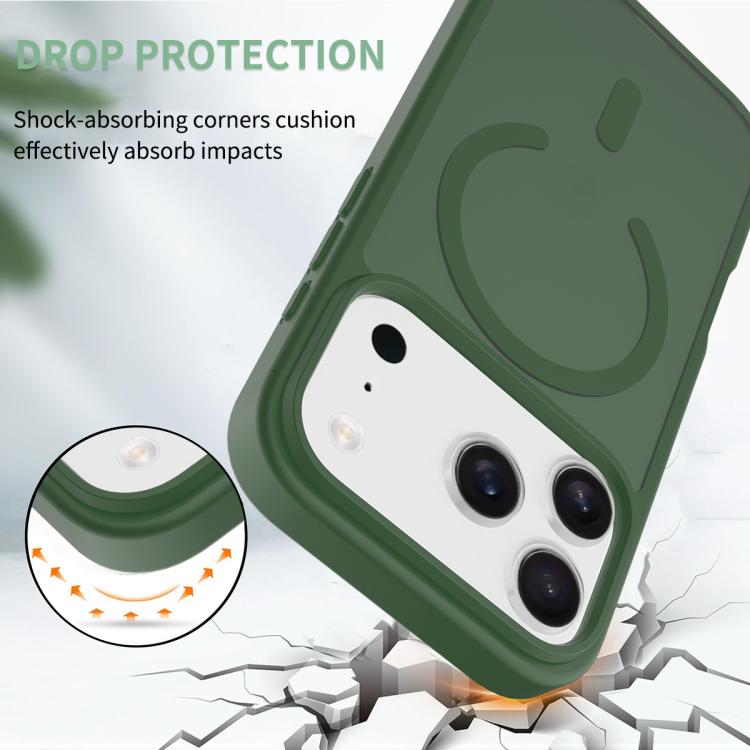 For iPhone 17 Pro Skin Feel TPU Hybrid PC MagSafe Phone Case
