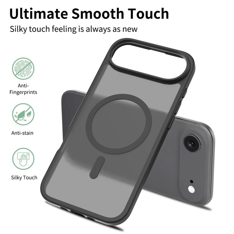 For iPhone Air Skin Feel TPU Hybrid PC MagSafe Phone Case