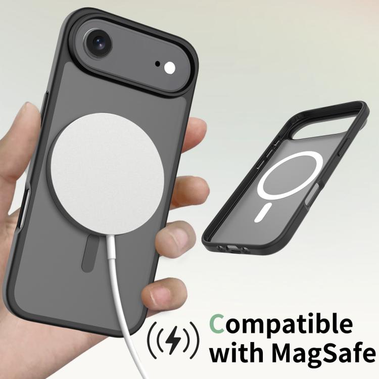 For iPhone Air Skin Feel TPU Hybrid PC MagSafe Phone Case