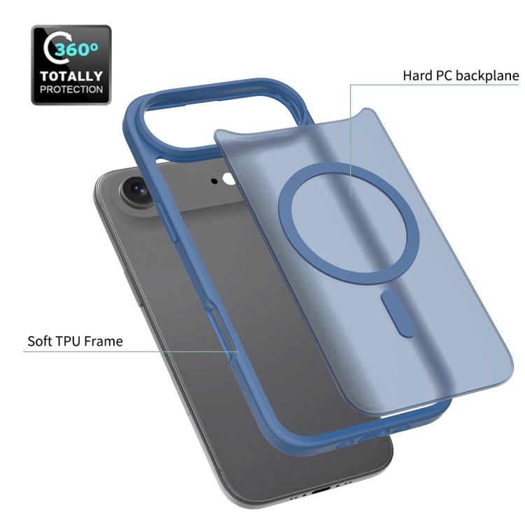 For iPhone Air Skin Feel TPU Hybrid PC MagSafe Phone Case