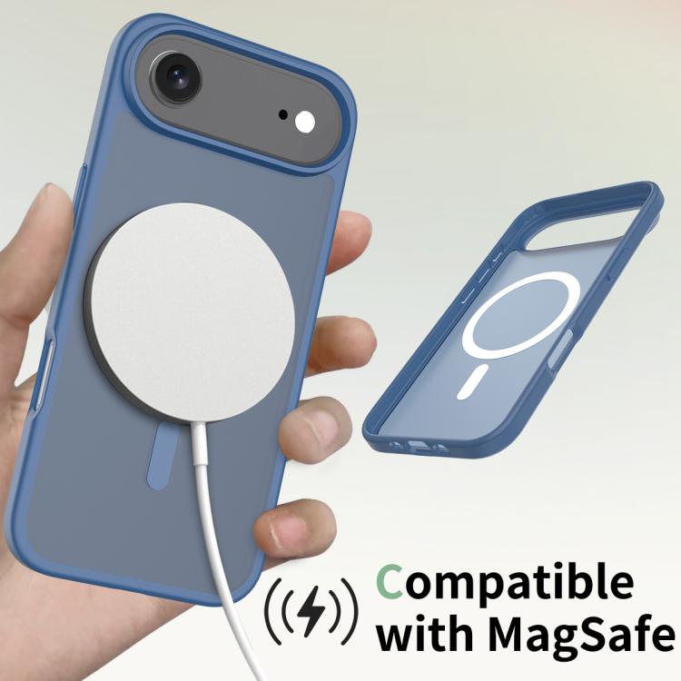 For iPhone Air Skin Feel TPU Hybrid PC MagSafe Phone Case