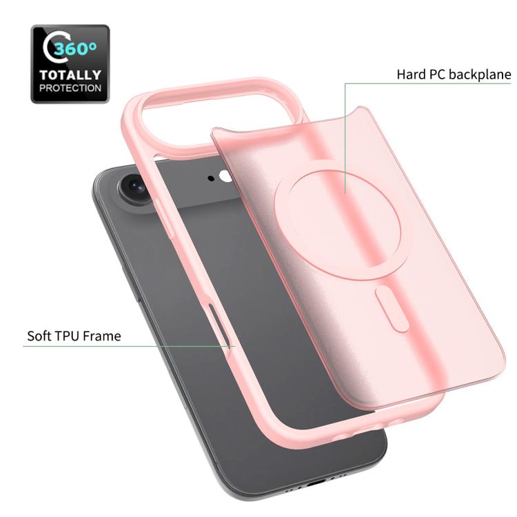 For iPhone Air Skin Feel TPU Hybrid PC MagSafe Phone Case