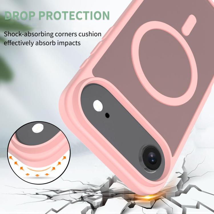 For iPhone Air Skin Feel TPU Hybrid PC MagSafe Phone Case