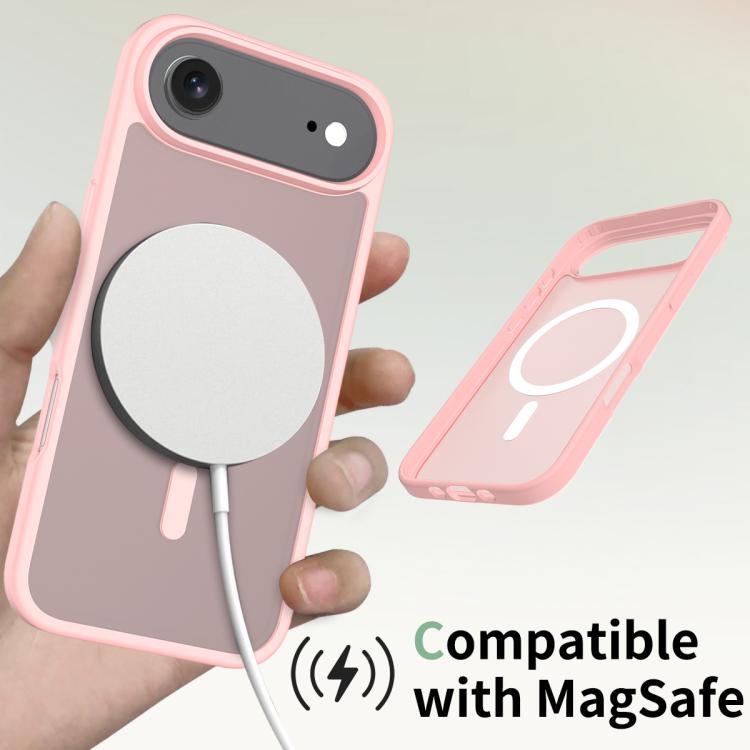 For iPhone Air Skin Feel TPU Hybrid PC MagSafe Phone Case