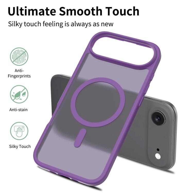 For iPhone Air Skin Feel TPU Hybrid PC MagSafe Phone Case