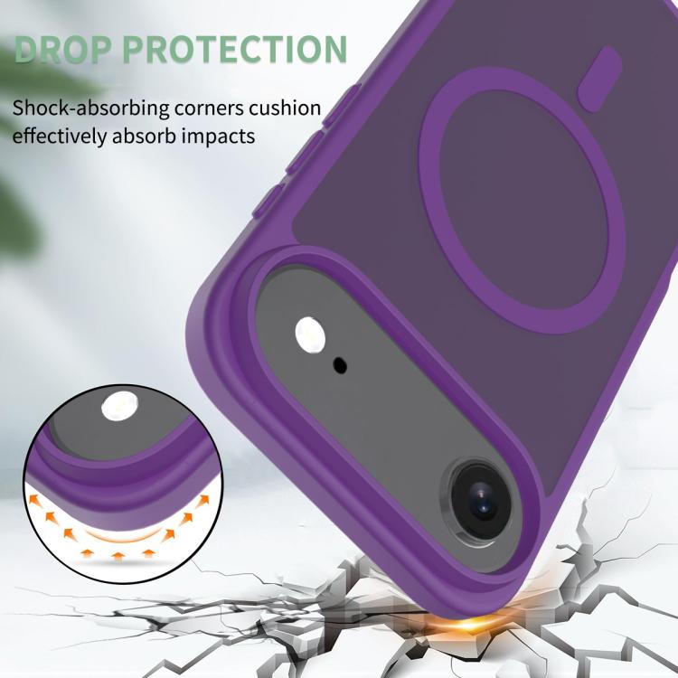 For iPhone Air Skin Feel TPU Hybrid PC MagSafe Phone Case