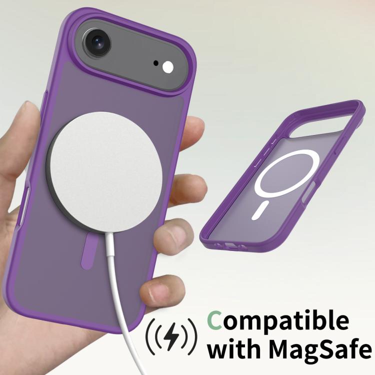 For iPhone Air Skin Feel TPU Hybrid PC MagSafe Phone Case