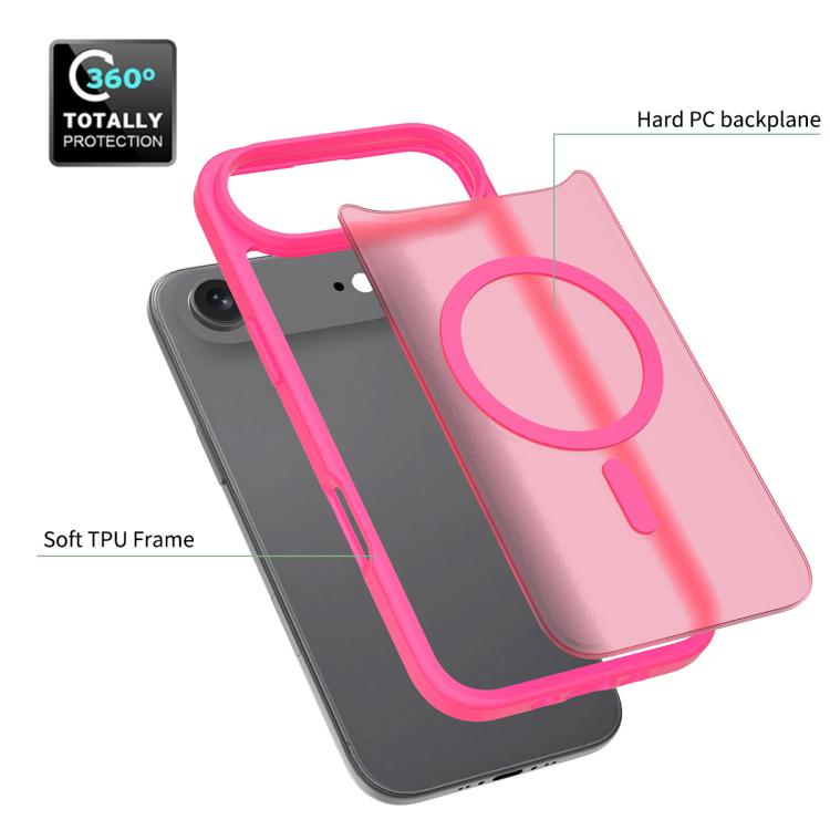 For iPhone Air Skin Feel TPU Hybrid PC MagSafe Phone Case