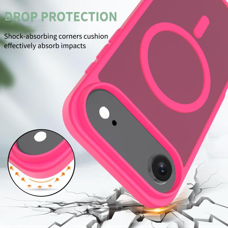 For iPhone Air Skin Feel TPU Hybrid PC MagSafe Phone Case