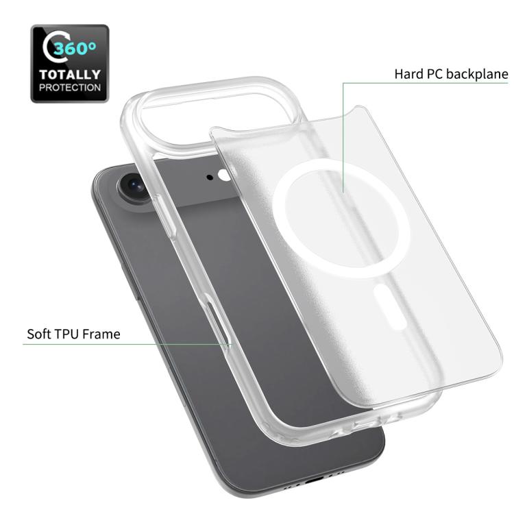 For iPhone Air Skin Feel TPU Hybrid PC MagSafe Phone Case