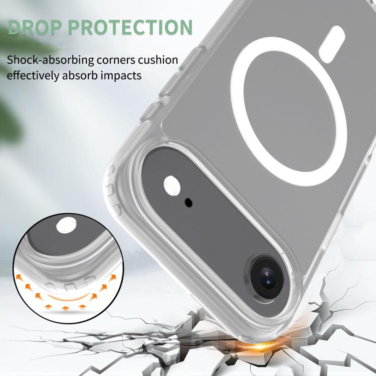 For iPhone Air Skin Feel TPU Hybrid PC MagSafe Phone Case