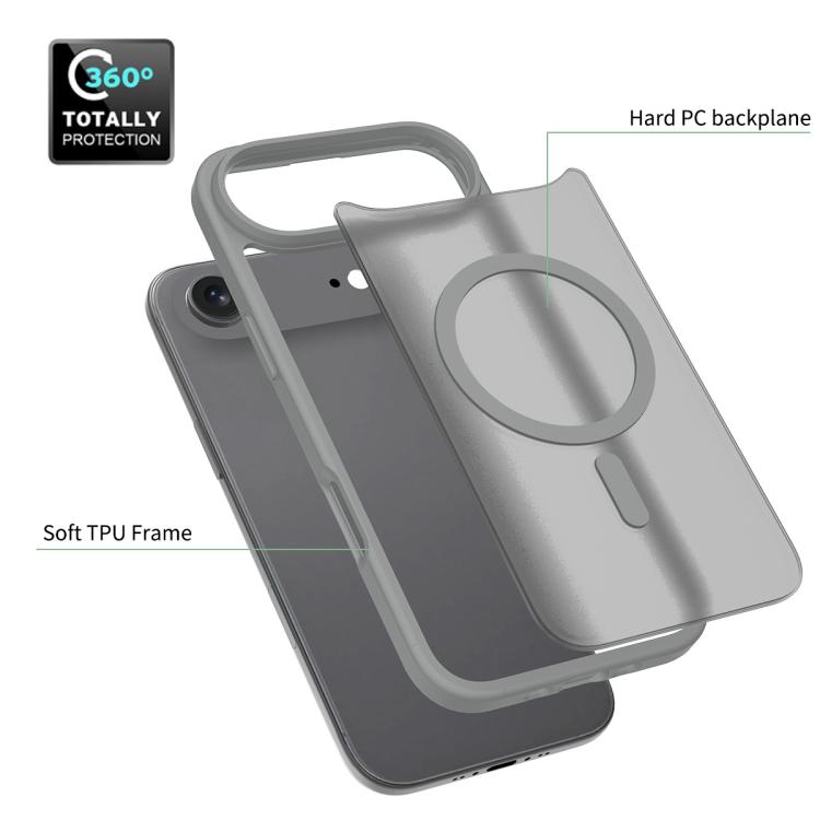 For iPhone Air Skin Feel TPU Hybrid PC MagSafe Phone Case