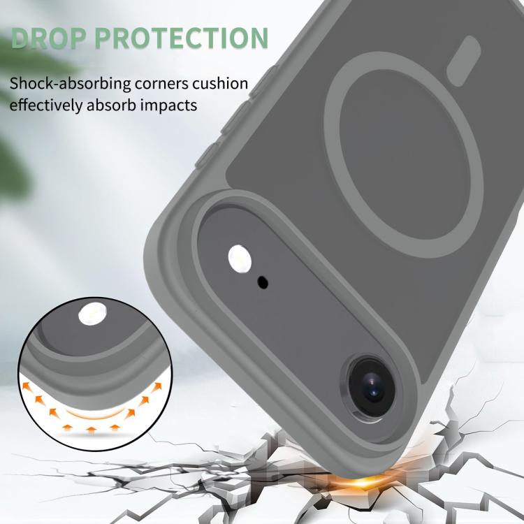 For iPhone Air Skin Feel TPU Hybrid PC MagSafe Phone Case
